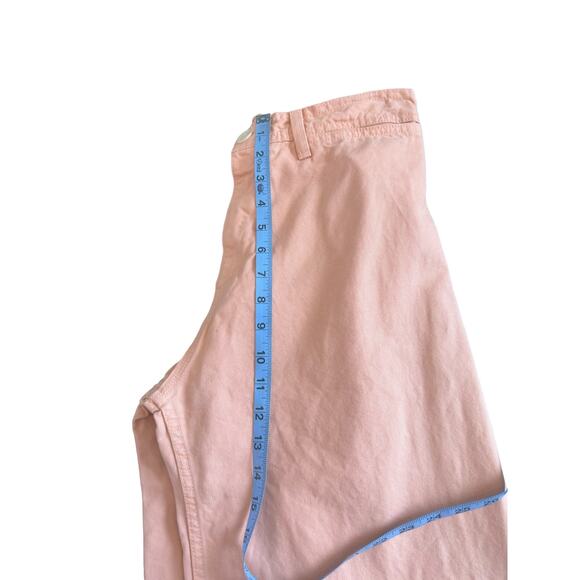 Stoned Immaculate Peach Sail Away Canvas Wide Leg Cropped Pants Size 27 - Picture 11 of 12
